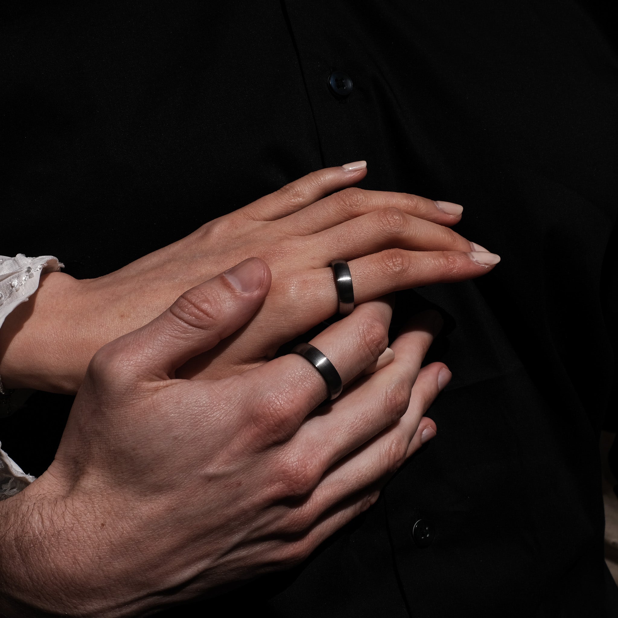 The Eloquent - Silver 6mm Brushed Tungsten Ring