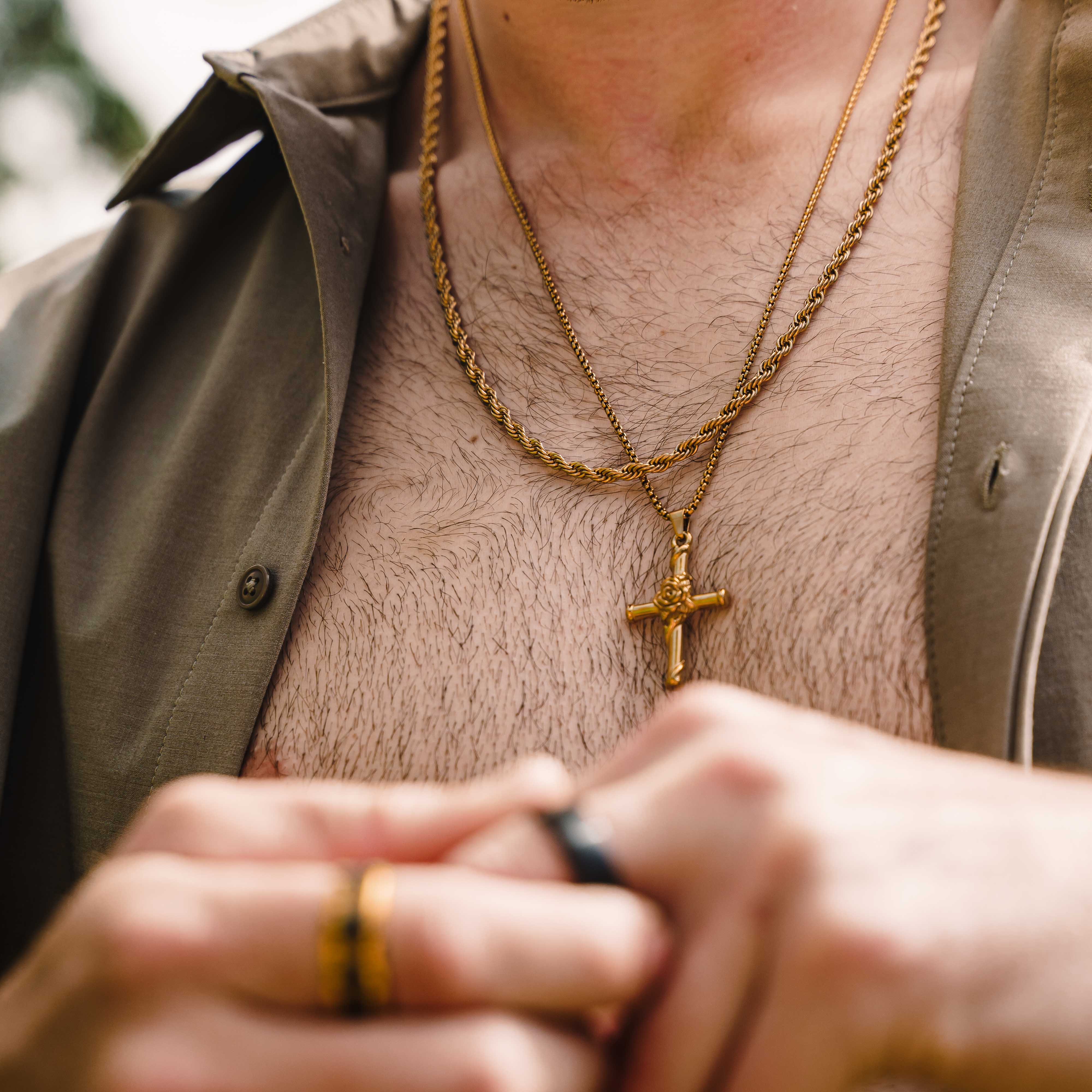 4mm Rope Necklace (Gold)