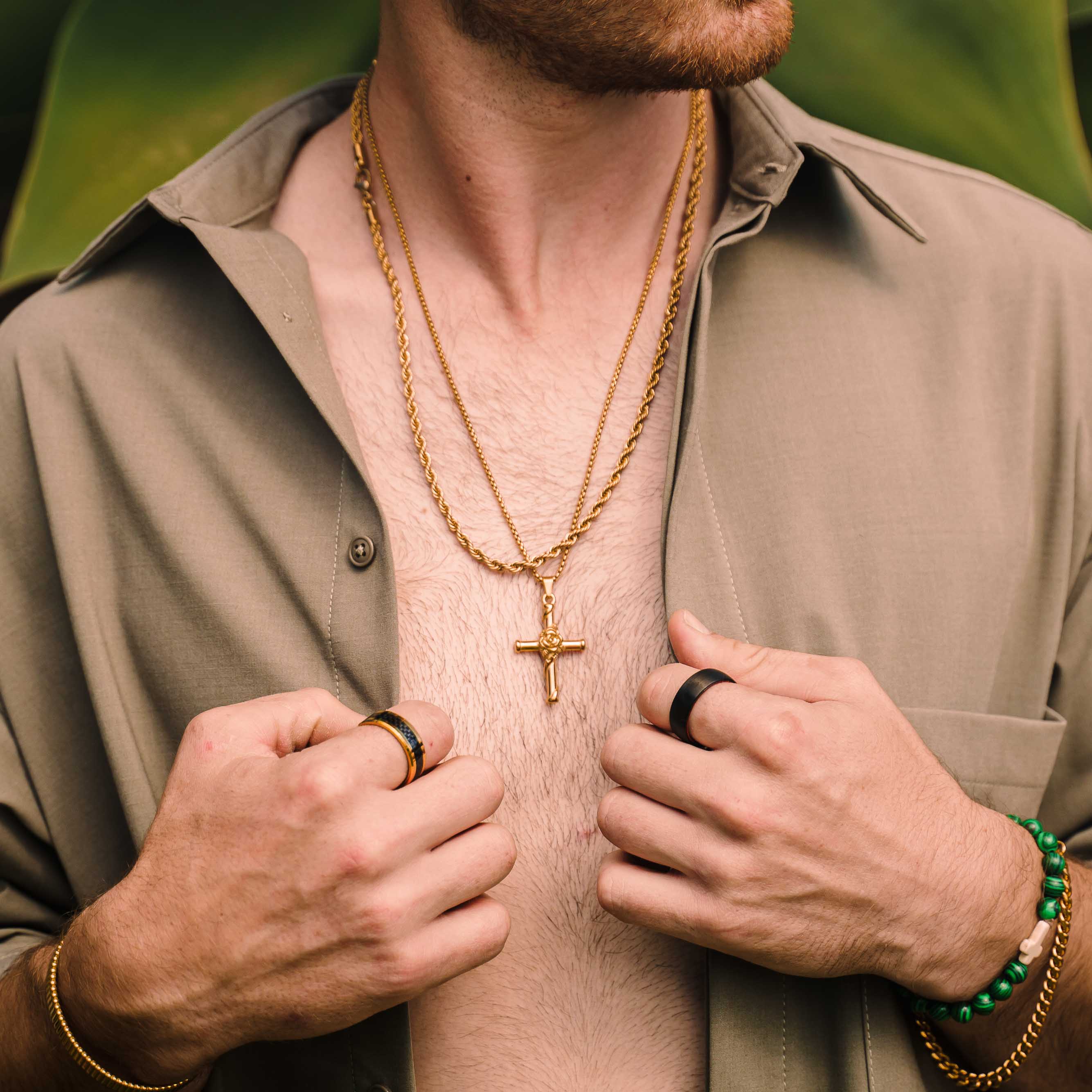 The Phantom - Black Brushed Curved Tungsten Ring