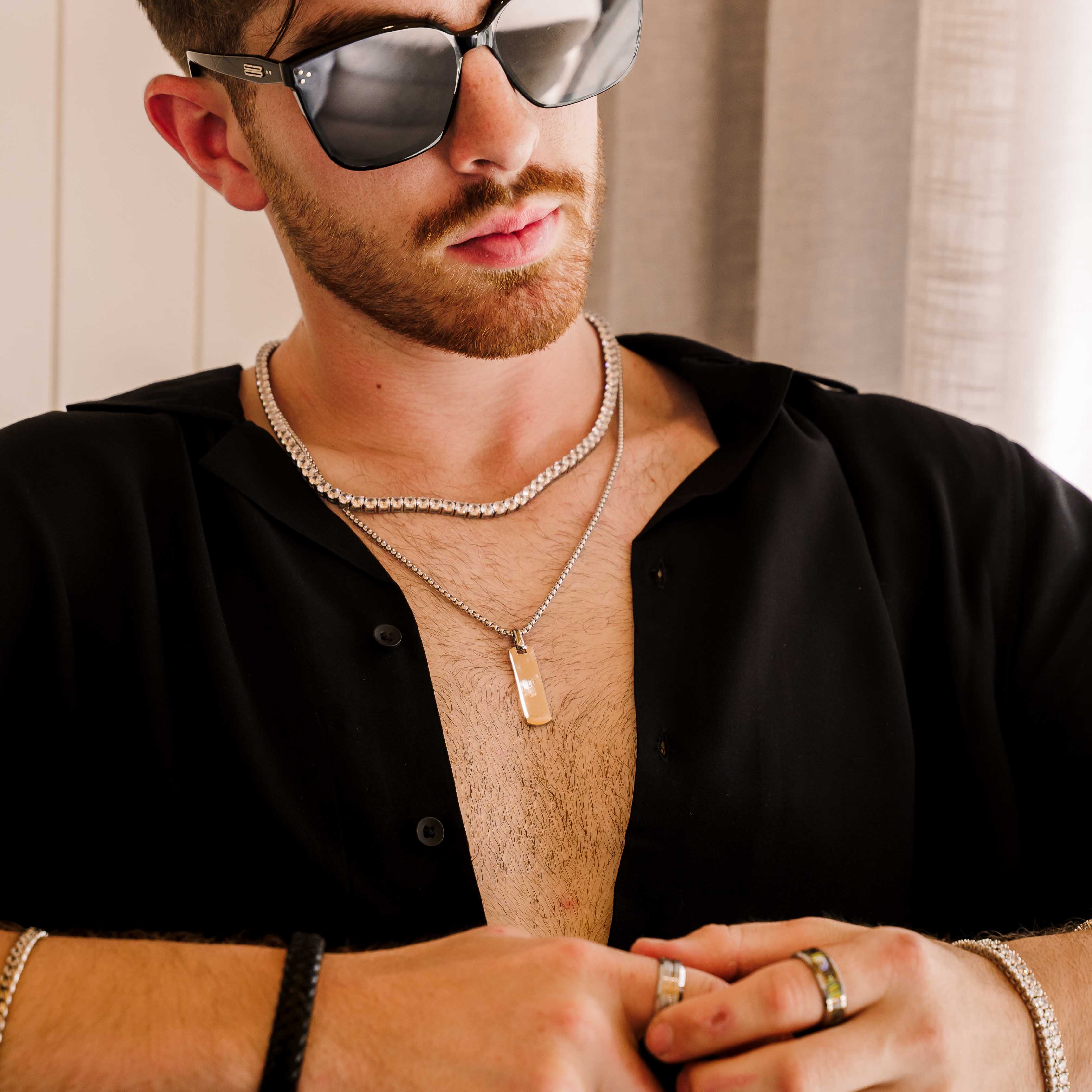 Tag Necklace (Silver)