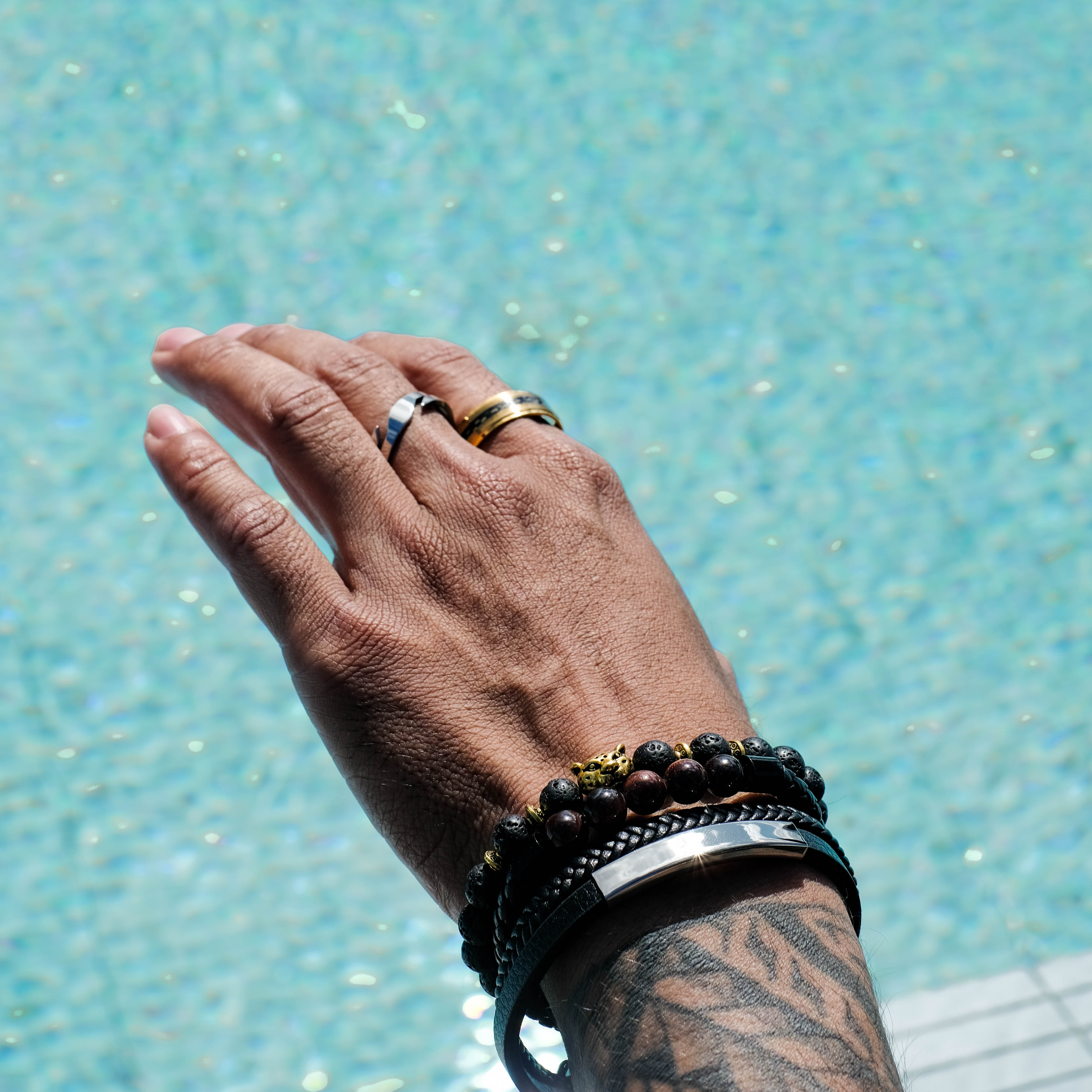 The Billionaire - Titanium Carbon Fibre Ring