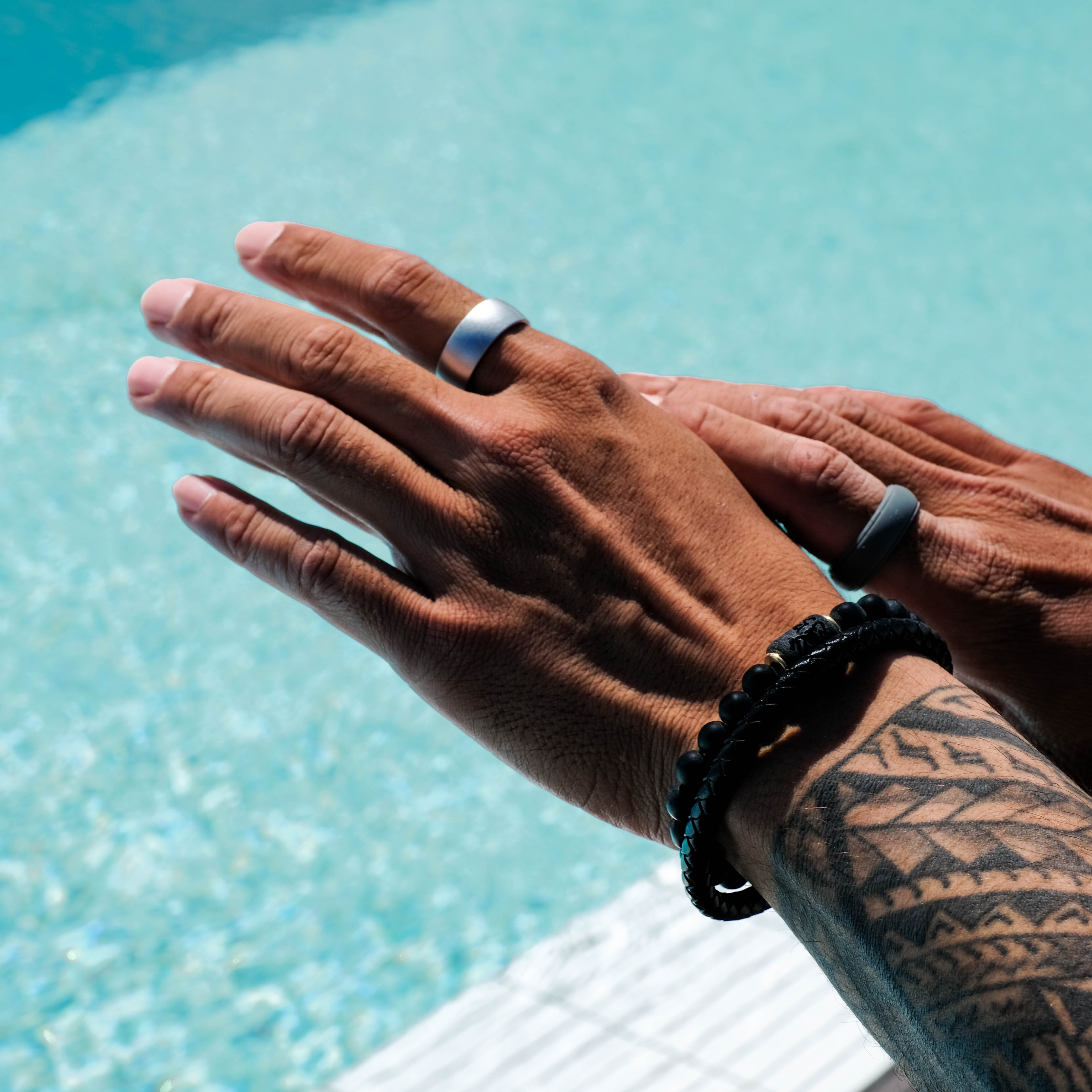 The Graphite - Silicone Ring
