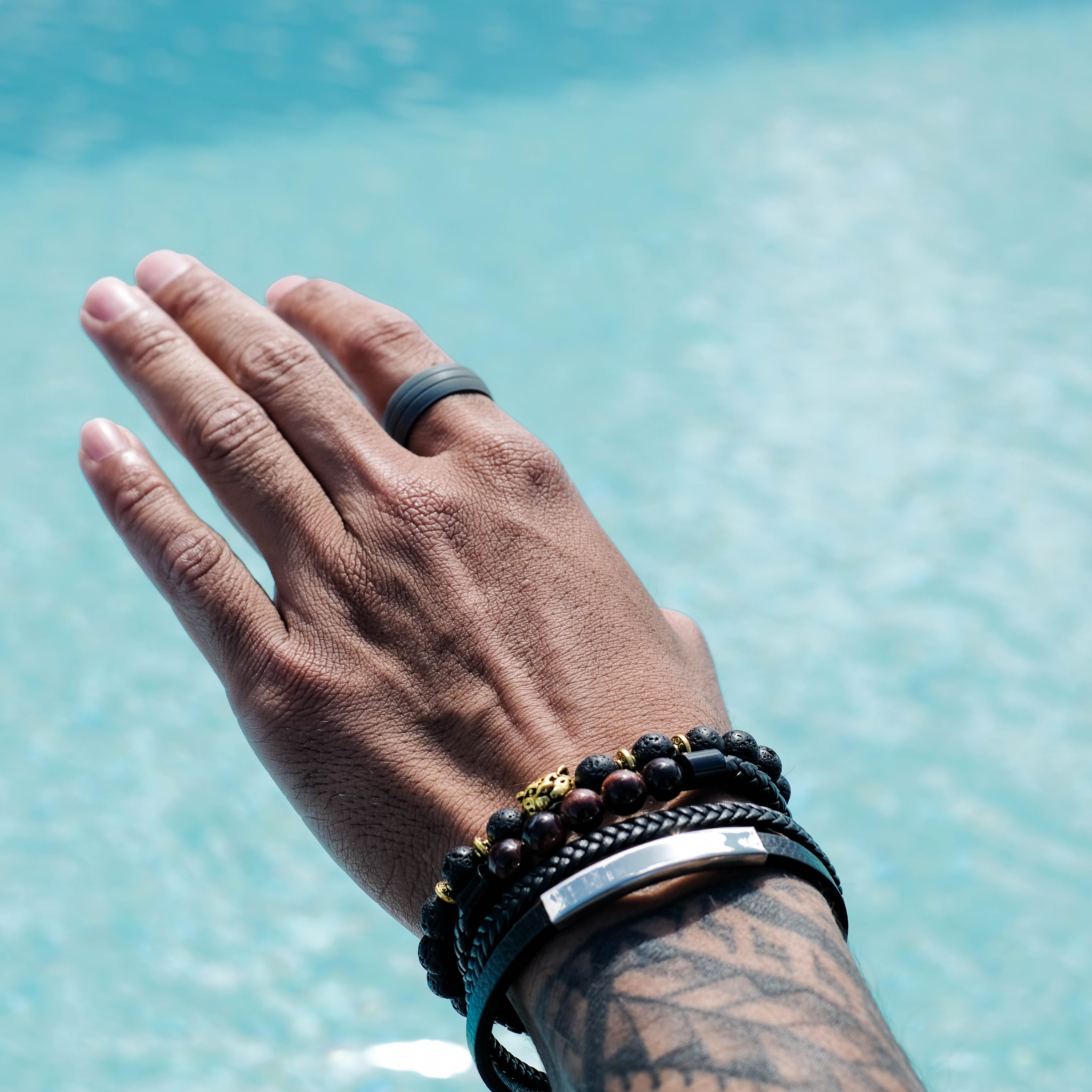 The Gunmetal - Silicone Ring