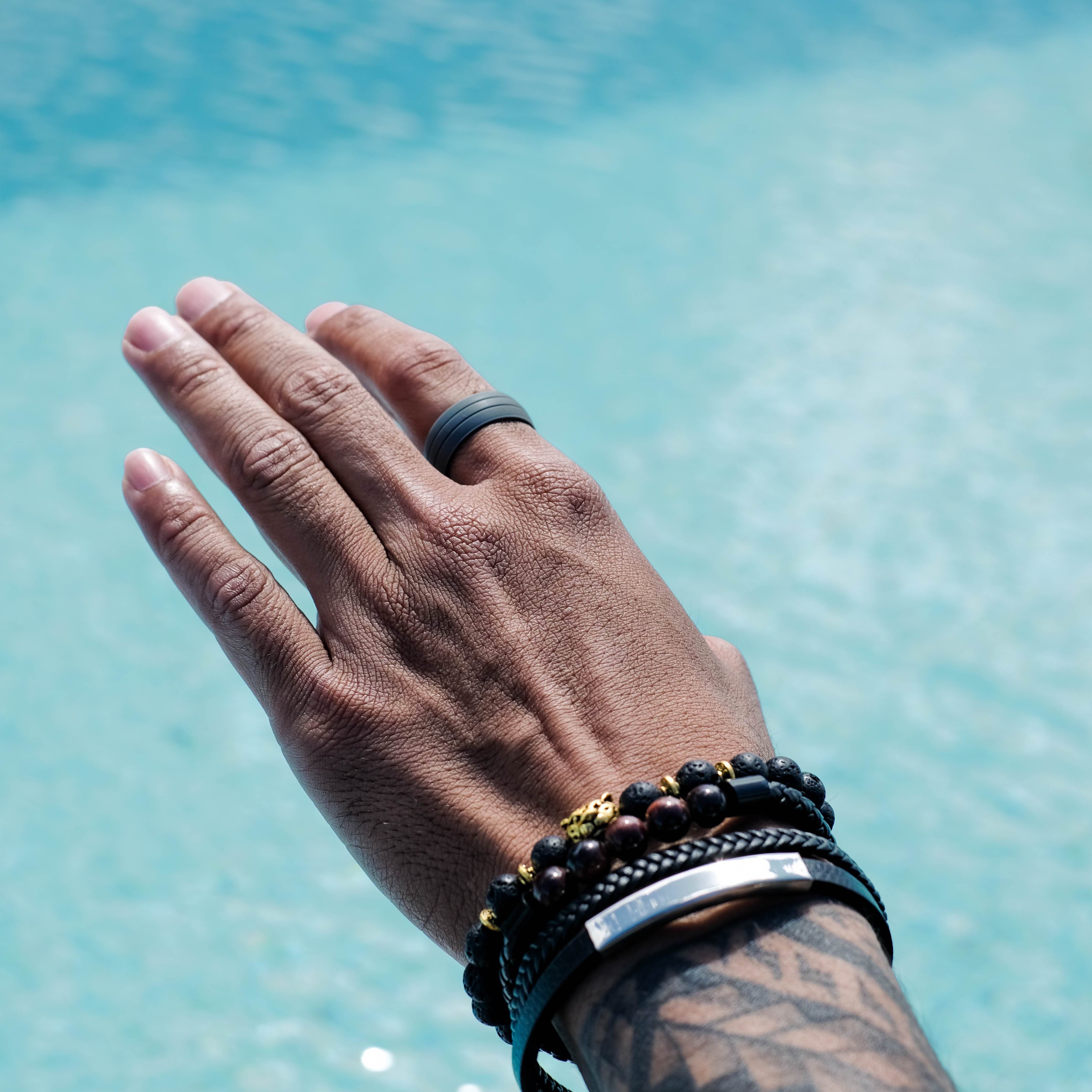 The Gunmetal - Silicone Ring