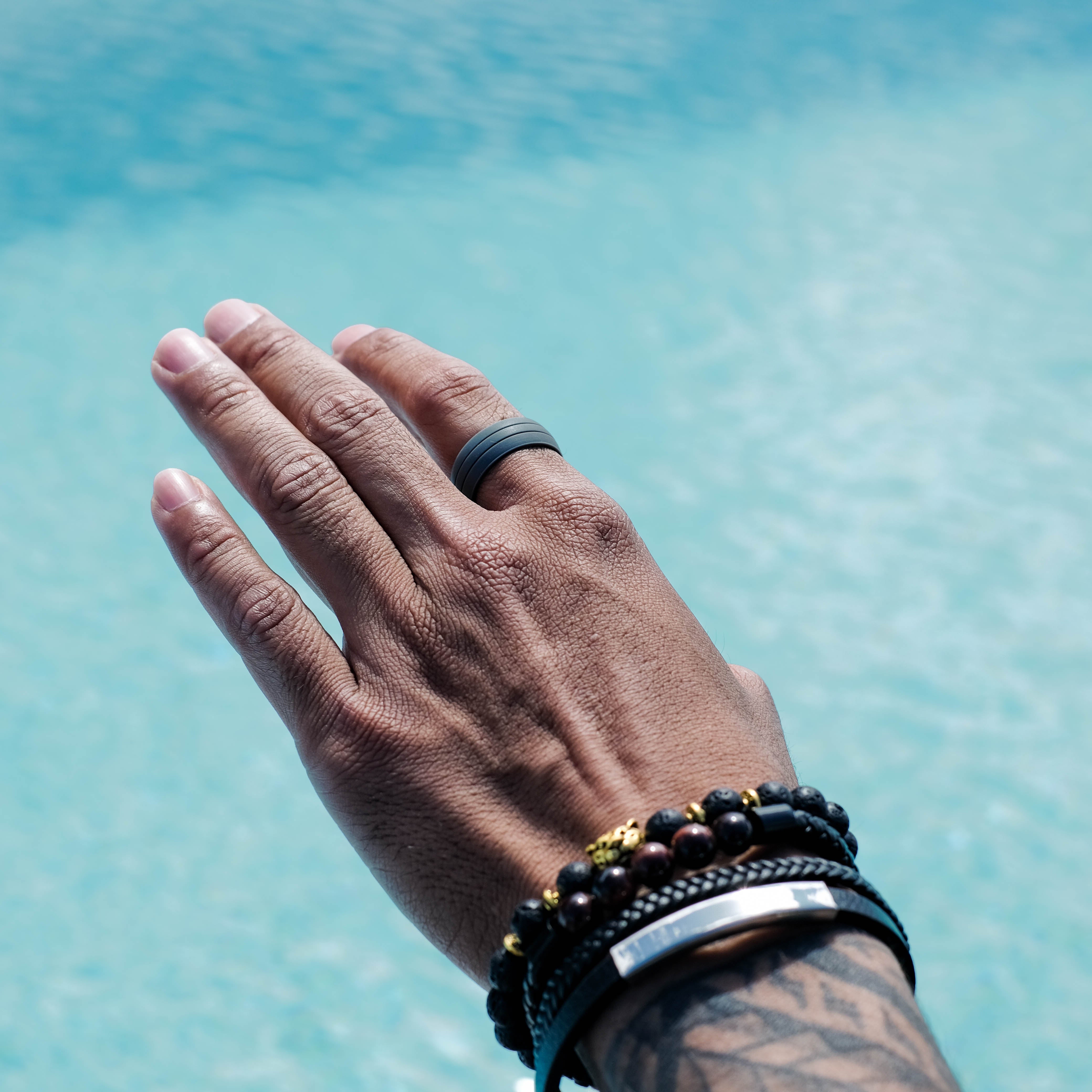 The Gunmetal - Silicone Ring