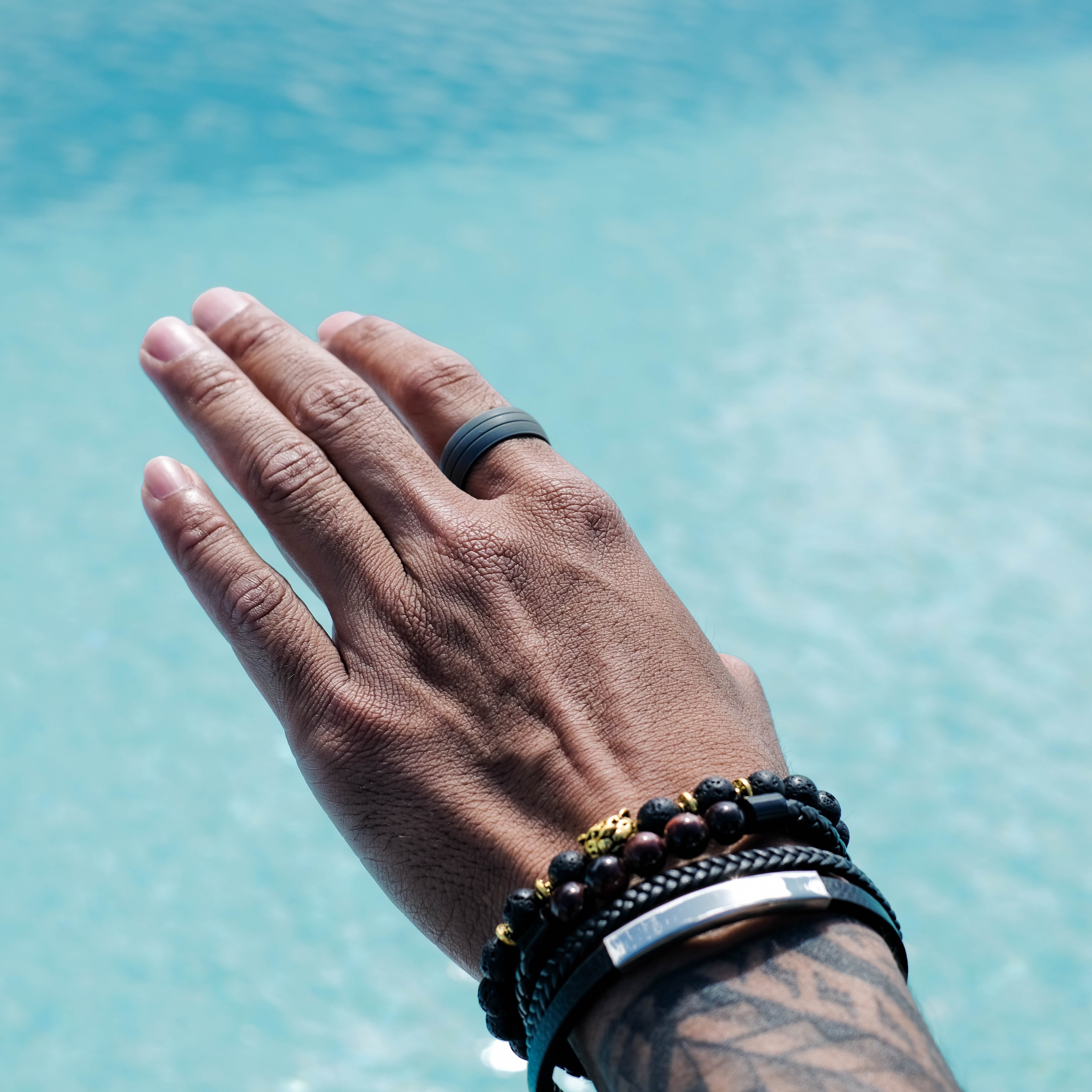 The Gunmetal - Silicone Ring