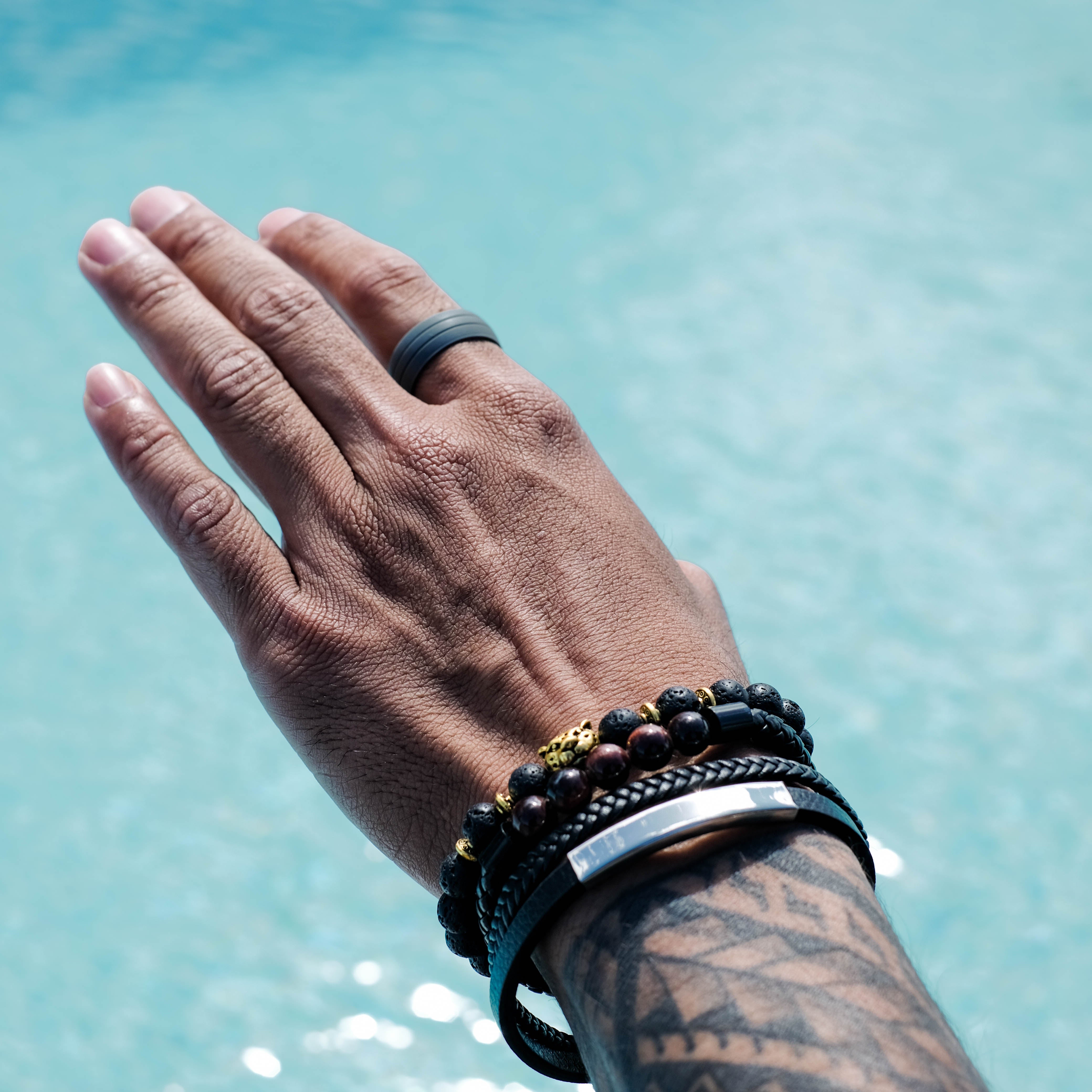 The Gunmetal - Silicone Ring