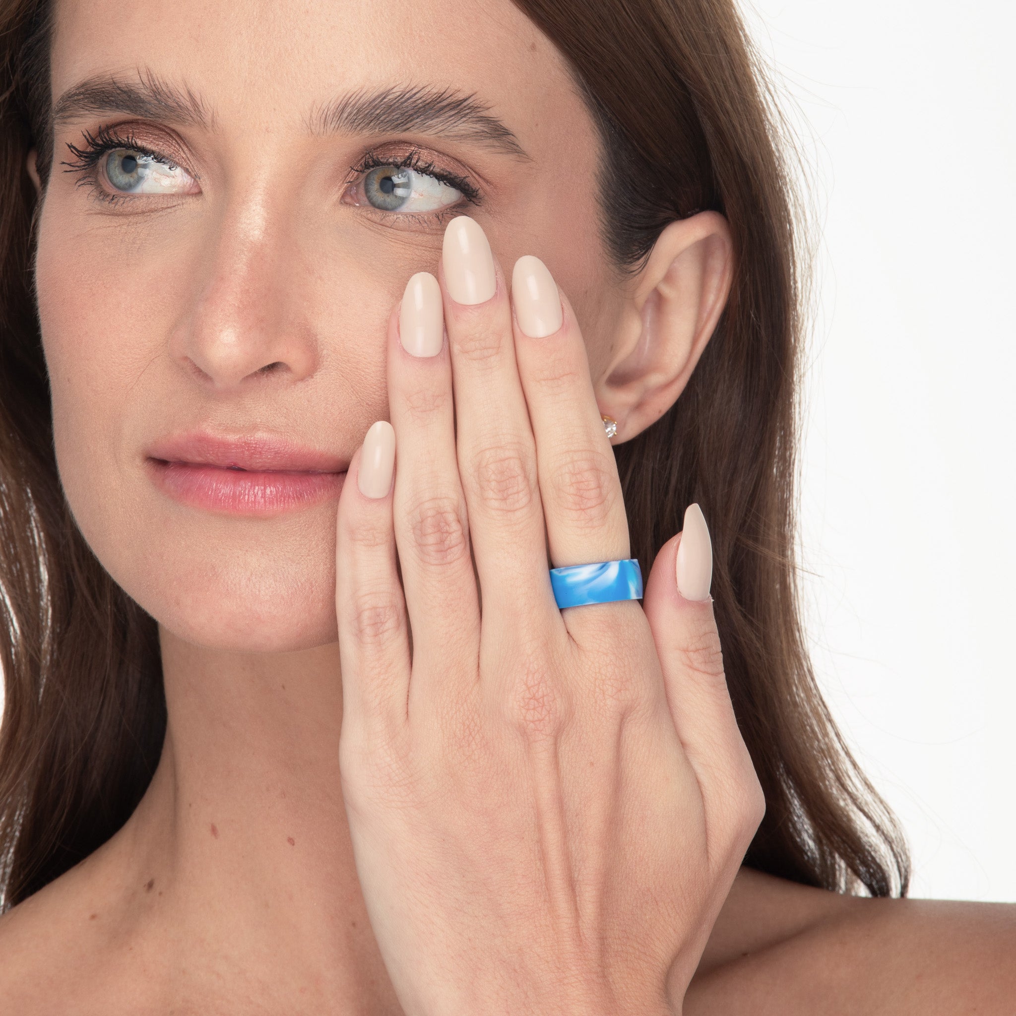 The Aquamarine - Silicone Ring