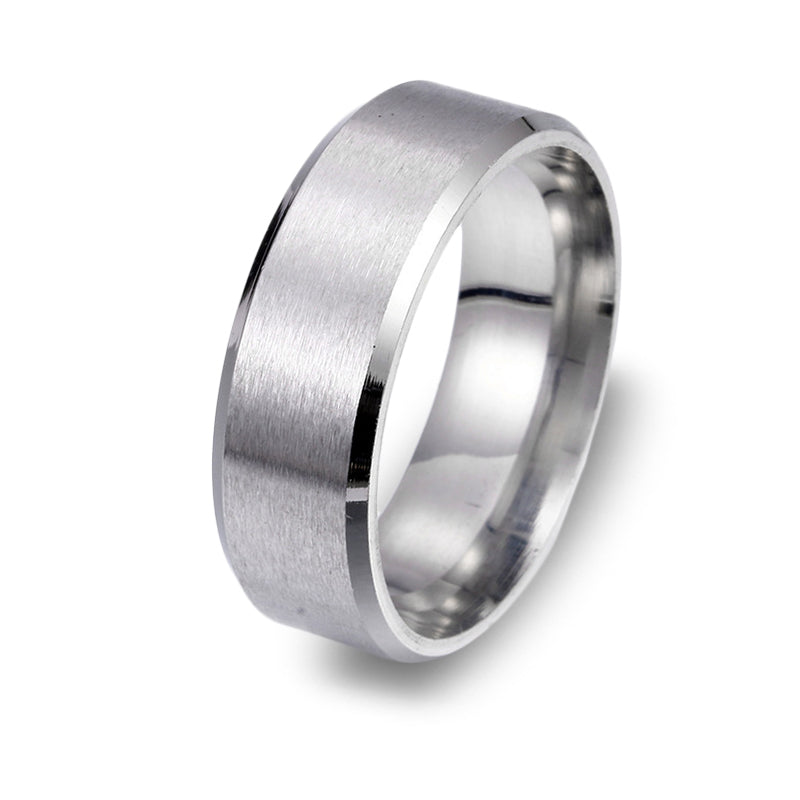 The Sommelier - Brushed Titanium Ring