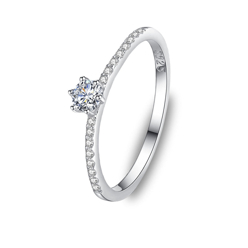 The Clara Sapphire Engagement Wedding Ring