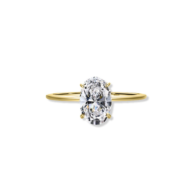 The Audrey Oval Sapphire Ring