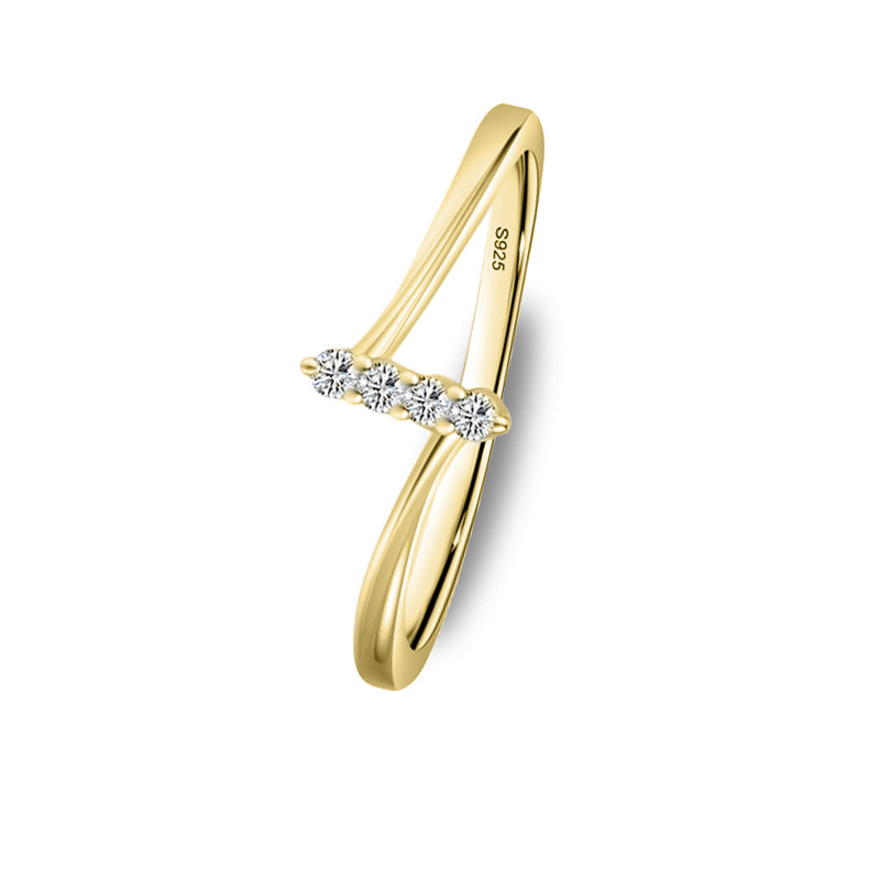 The Milan Linear Sapphire Ring