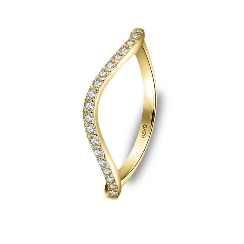 The Bella Swirl Sapphire Ring