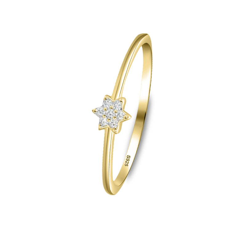 The Eliza Star Engagement Wedding Ring