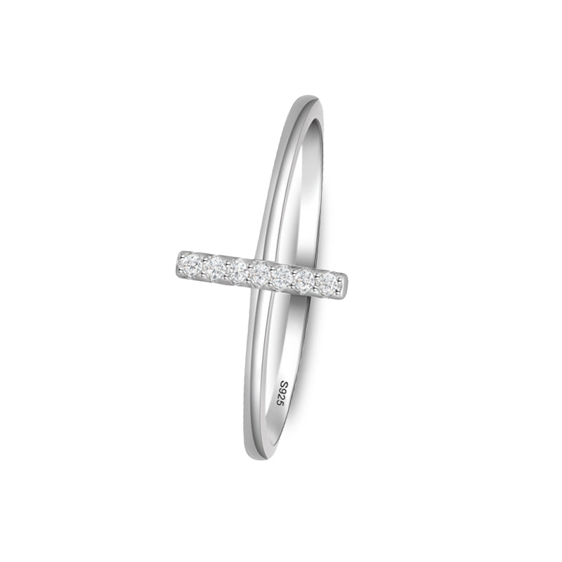 The Ella Cross Engagement Wedding Ring