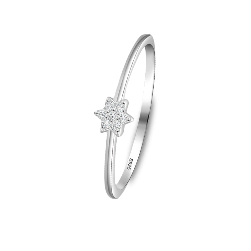 The Giselle Star Engagement Wedding Ring