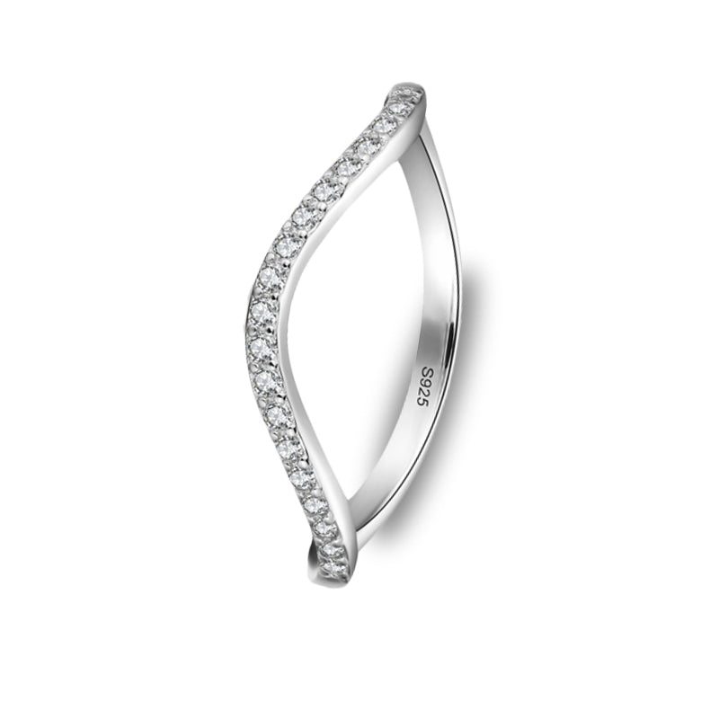 The Eva Swirl Sapphire Ring