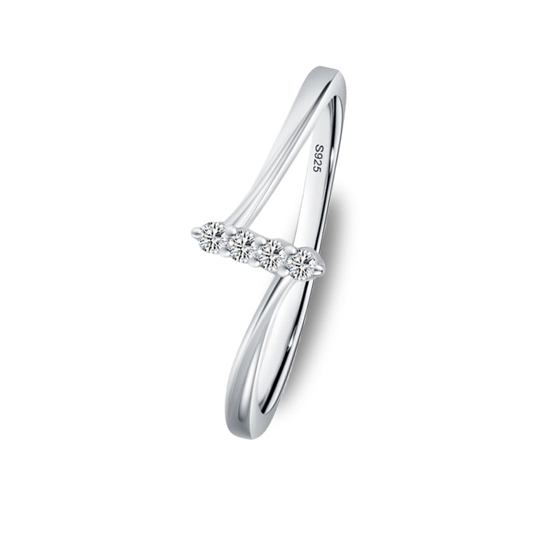 The Ava Linear Sapphire Ring