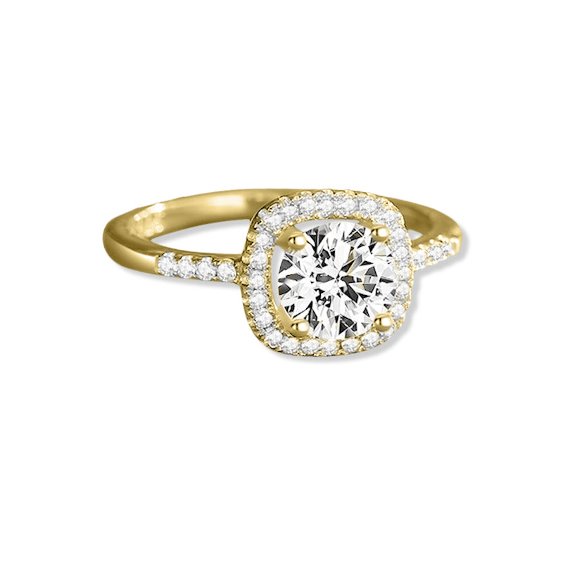 The Elara Sapphire Engagement Wedding Ring