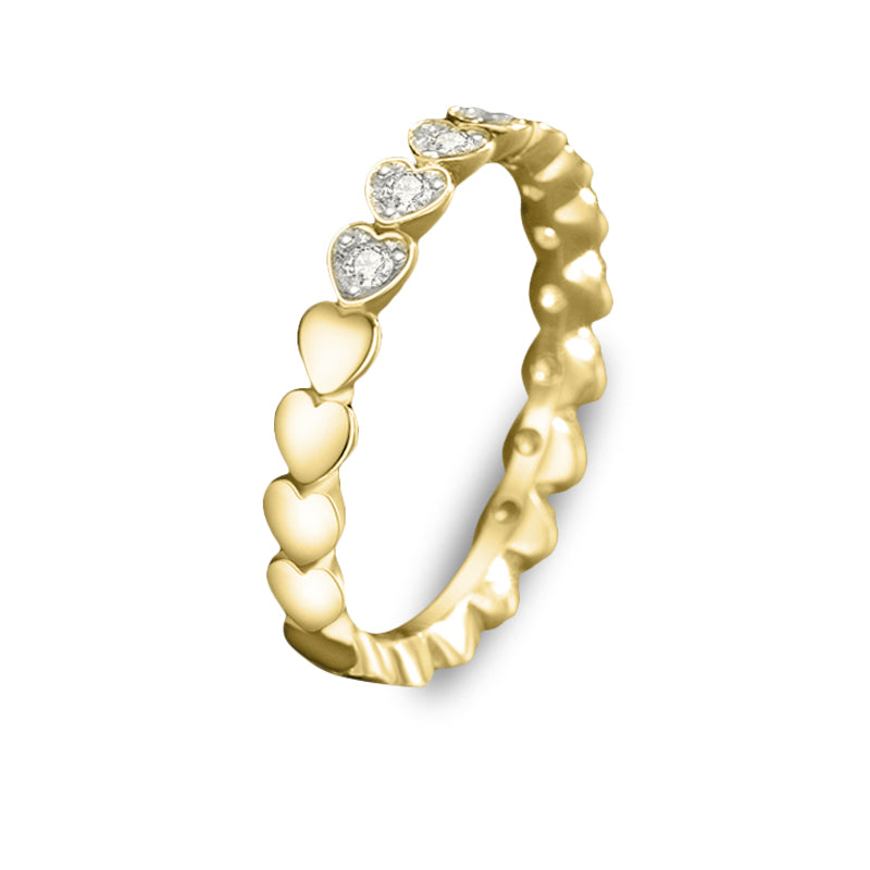 The Naomi Heart Sapphire Ring