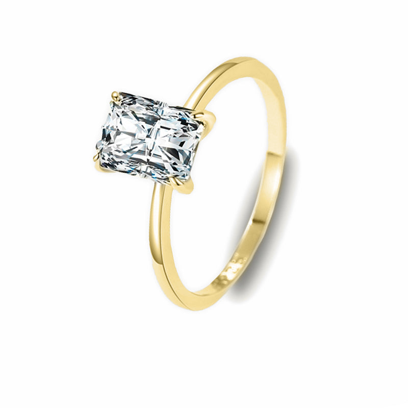 The Eliza Emerald Sapphire Ring