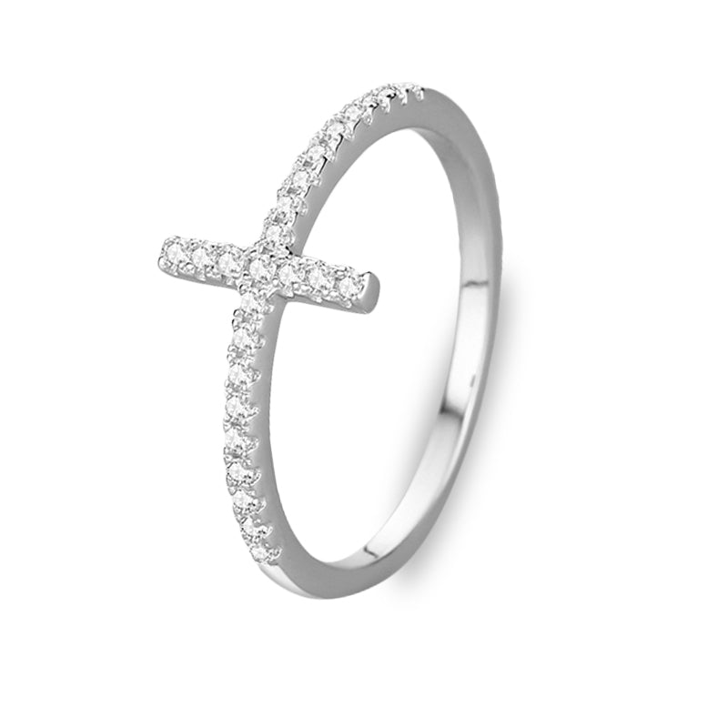 The Eleanor Cross Sapphire Engagement Wedding Ring