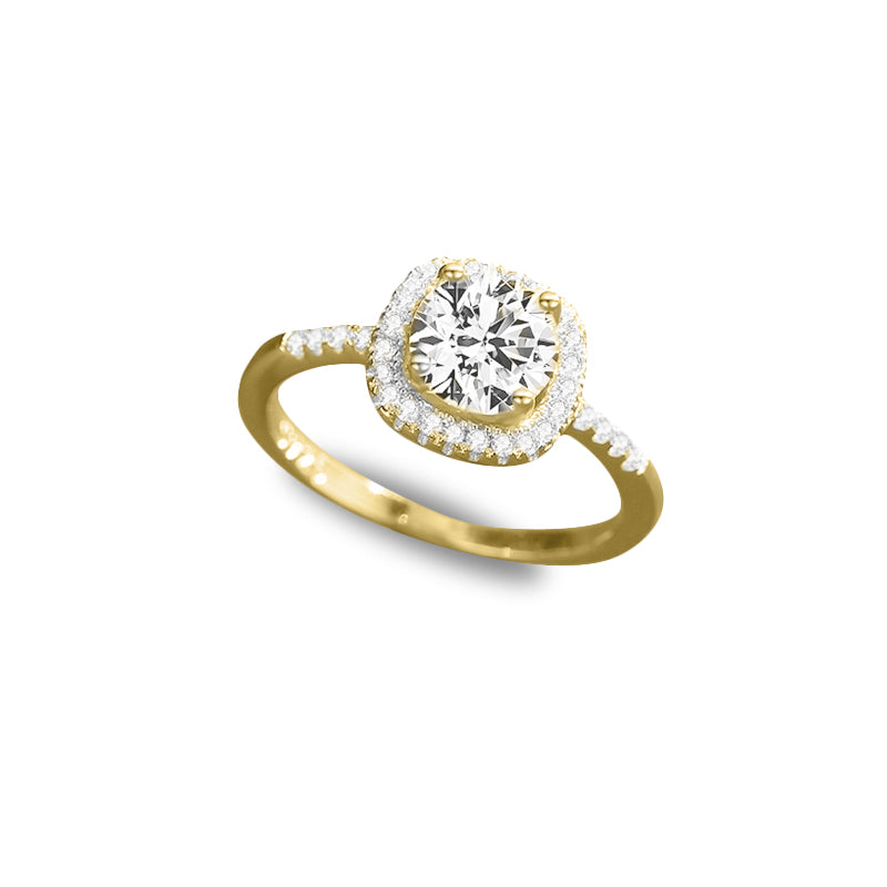 The Elara Sapphire Engagement Wedding Ring
