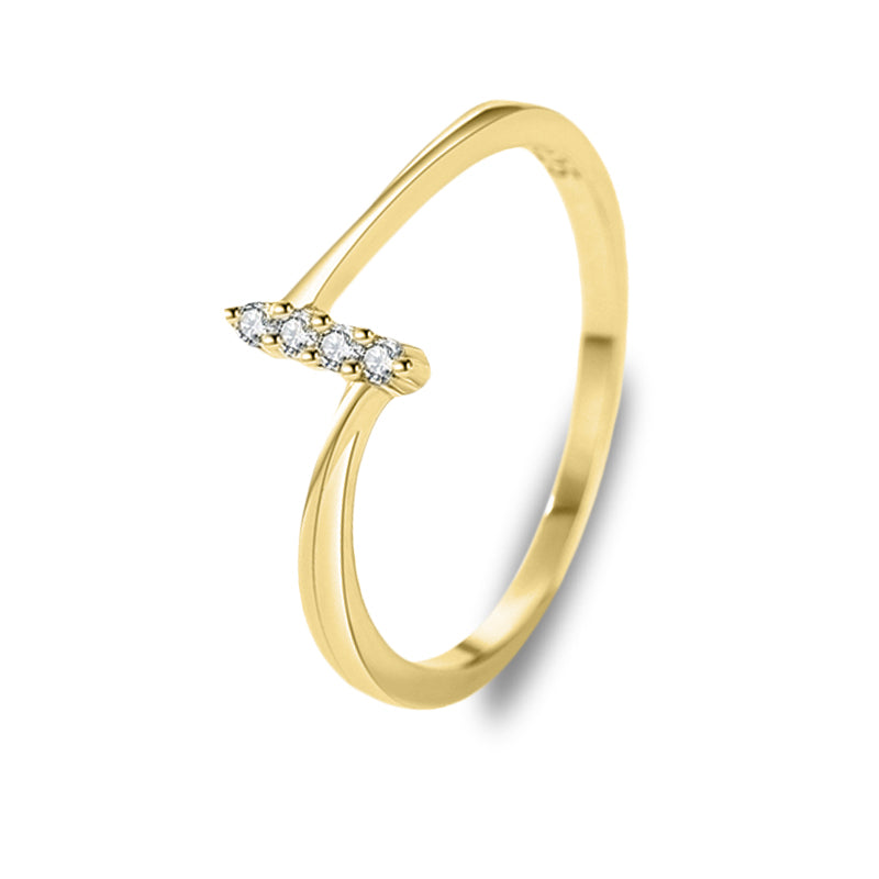 The Milan Linear Sapphire Ring