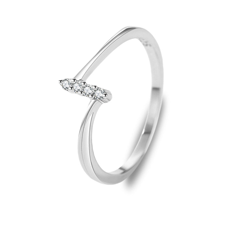 The Ava Linear Sapphire Ring
