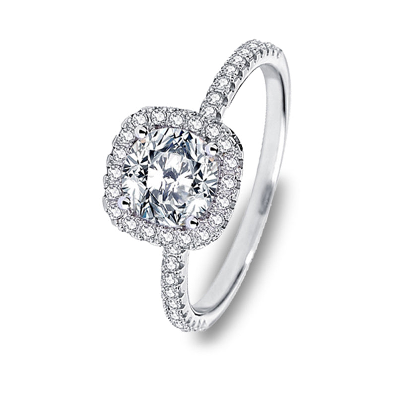 The Dahlia - 1.0 crt Moissanite Diamond Ring