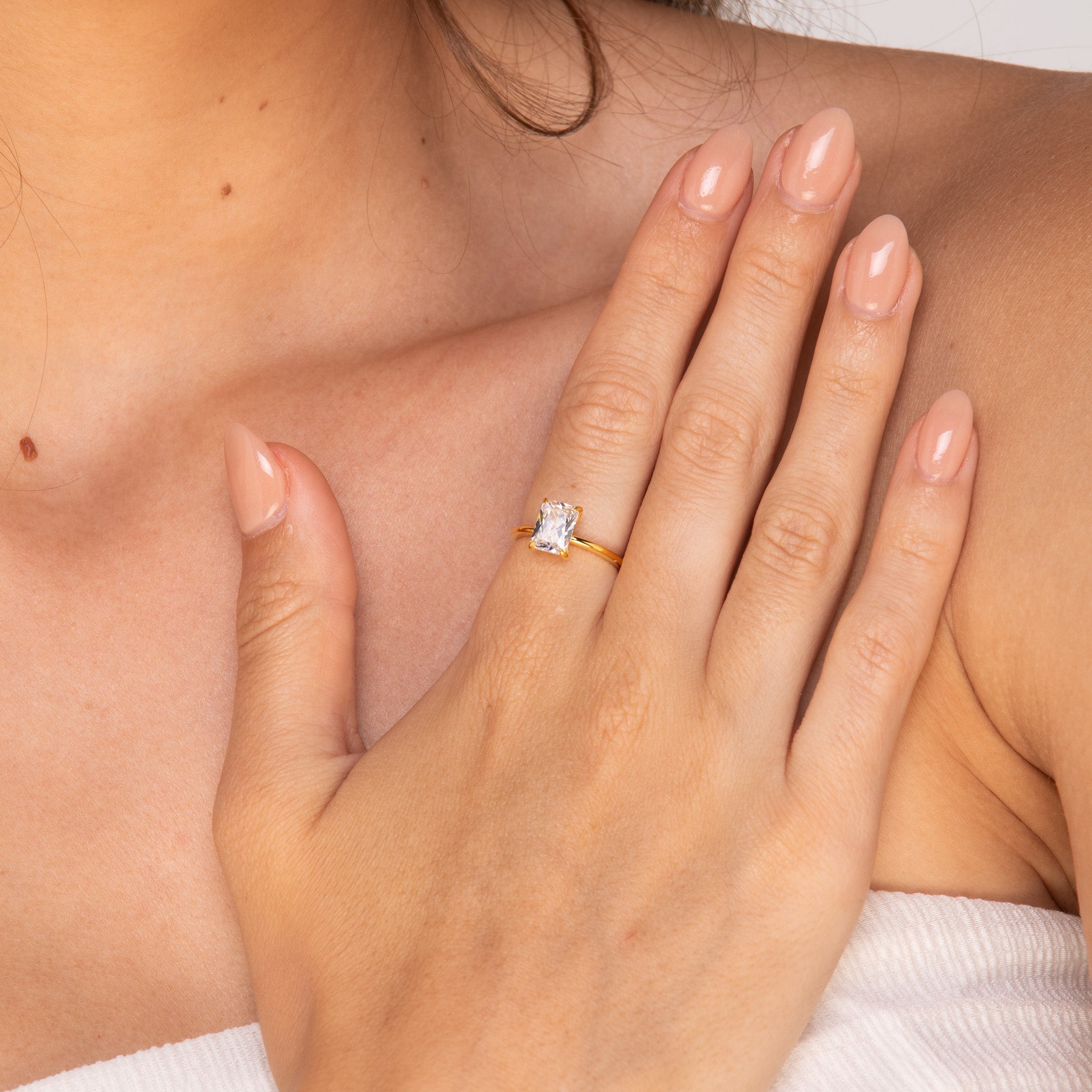 The Eliza Emerald Sapphire Ring