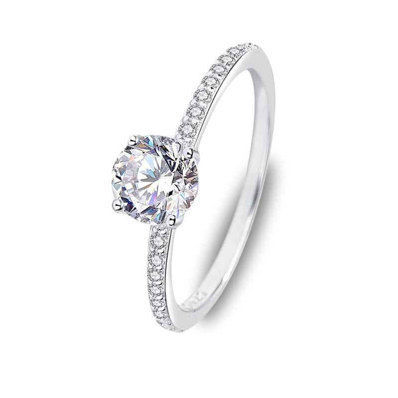 The Hazel - 1.0 crt Moissanite Diamond Ring