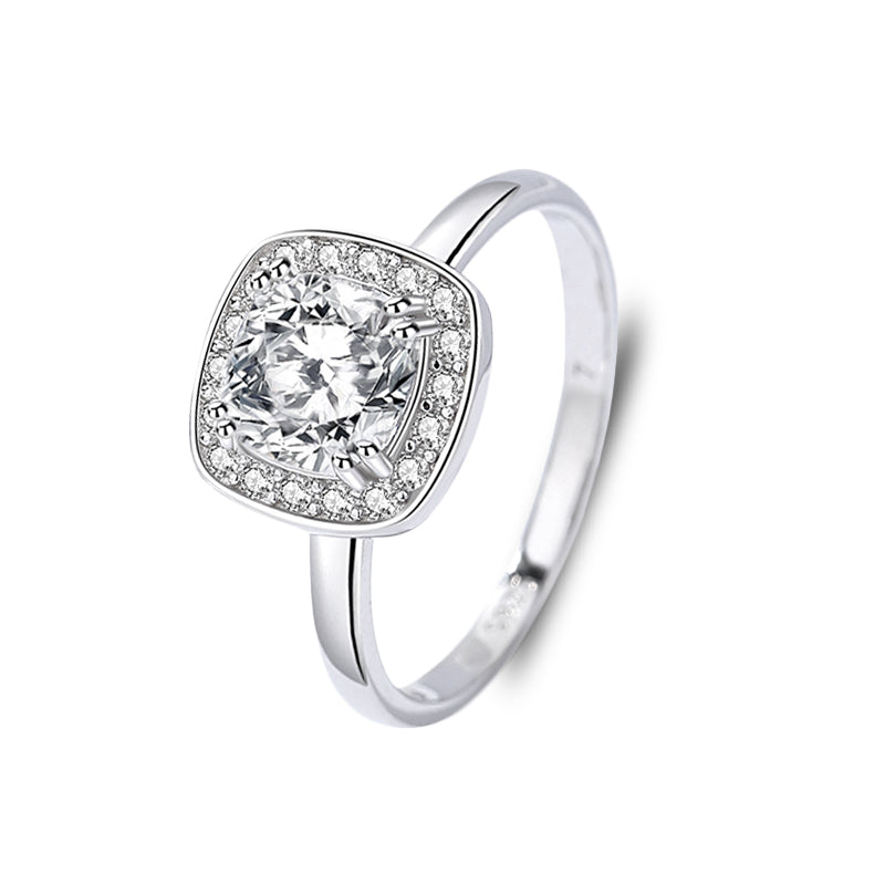 The Jasmine - 1.0 crt Moissanite Diamond Ring