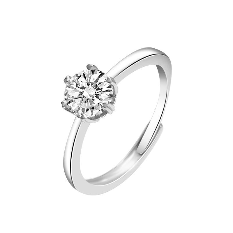 The Gratia - 1.0 crt Moissanite Diamond Ring