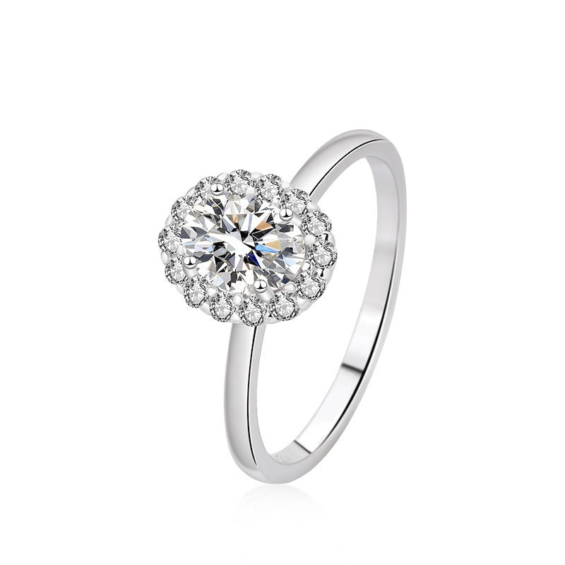 The Aurora - 1.0 crt Moissanite Diamond Ring