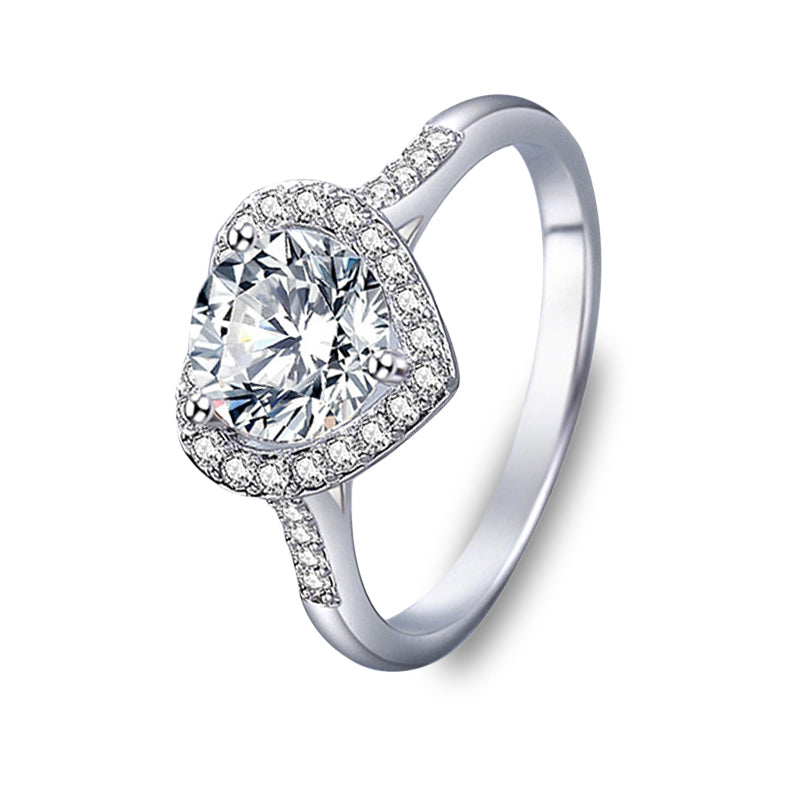 The Anastasia - 1.0 crt Moissanite Diamond Ring