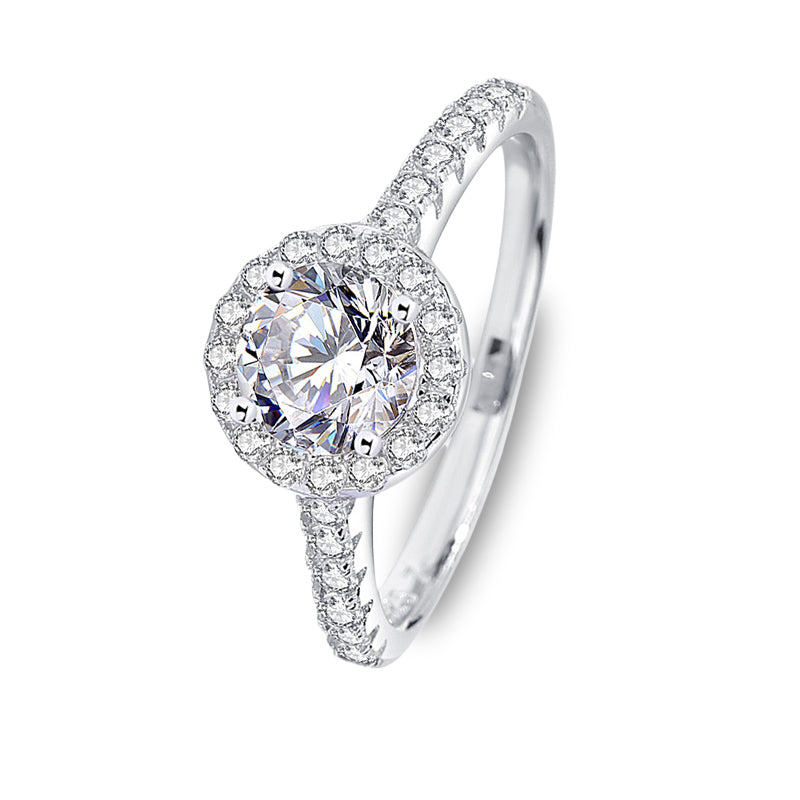 The Ariana - 1.0 crt Moissanite Diamond Ring