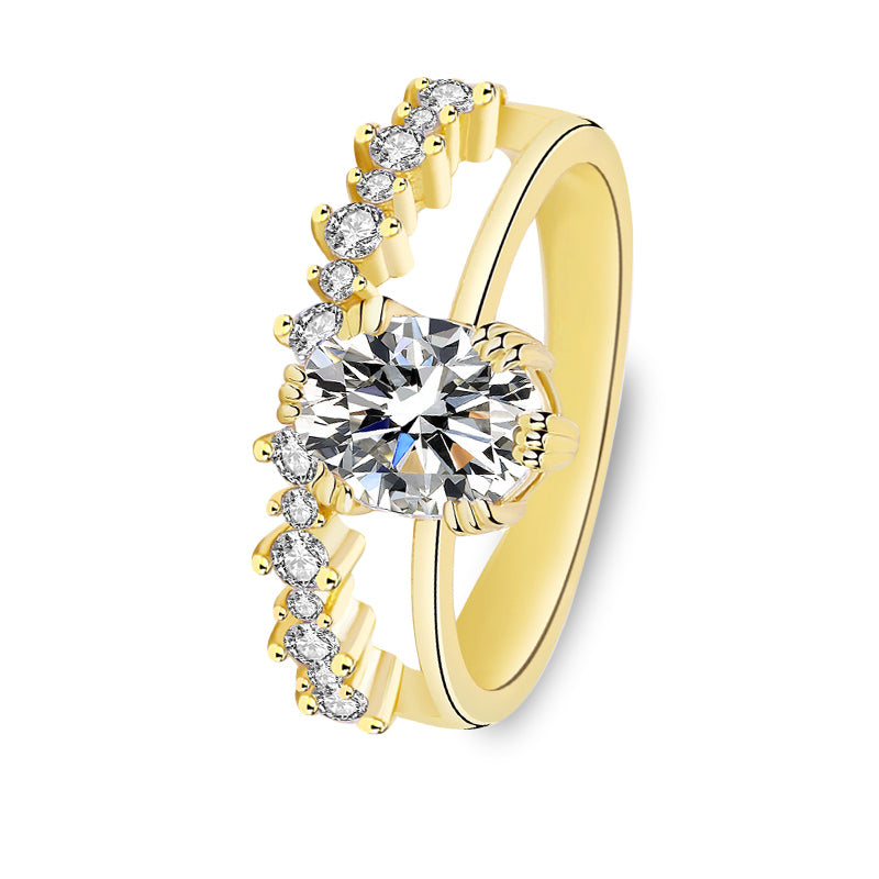 The Madison - 1.5 crt Moissanite Diamond Ring