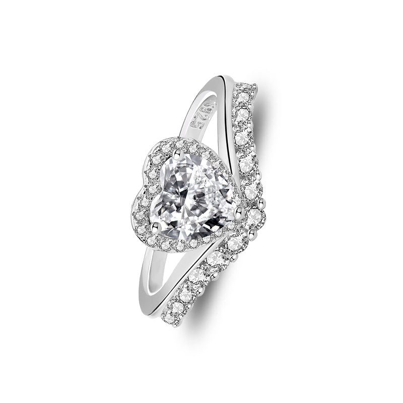 The Lillian - 1.0 crt Moissanite Diamond Ring