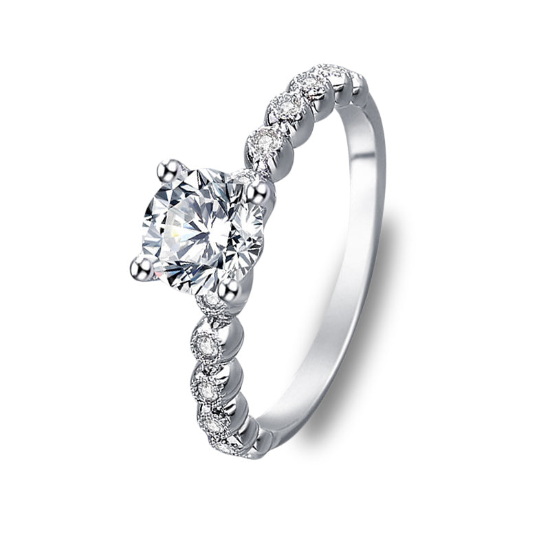 The Gabriella - 1.0 crt Moissanite Diamond Ring