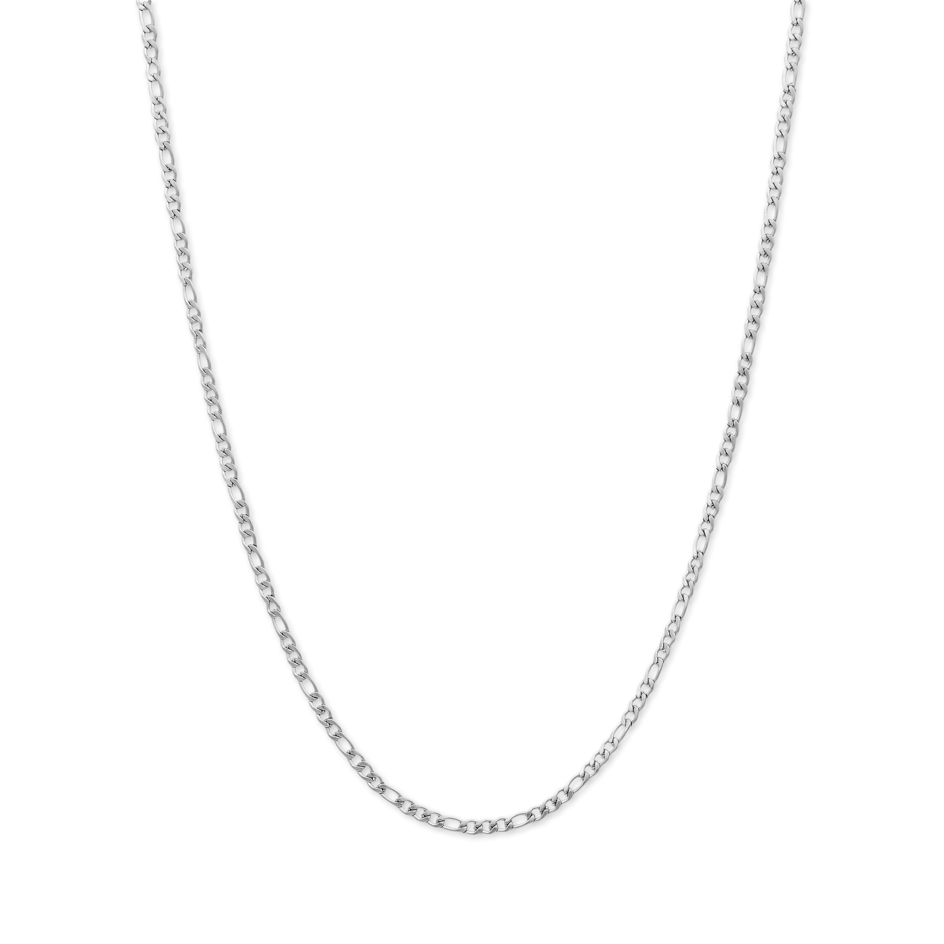 3mm Figaro Necklace (Silver)