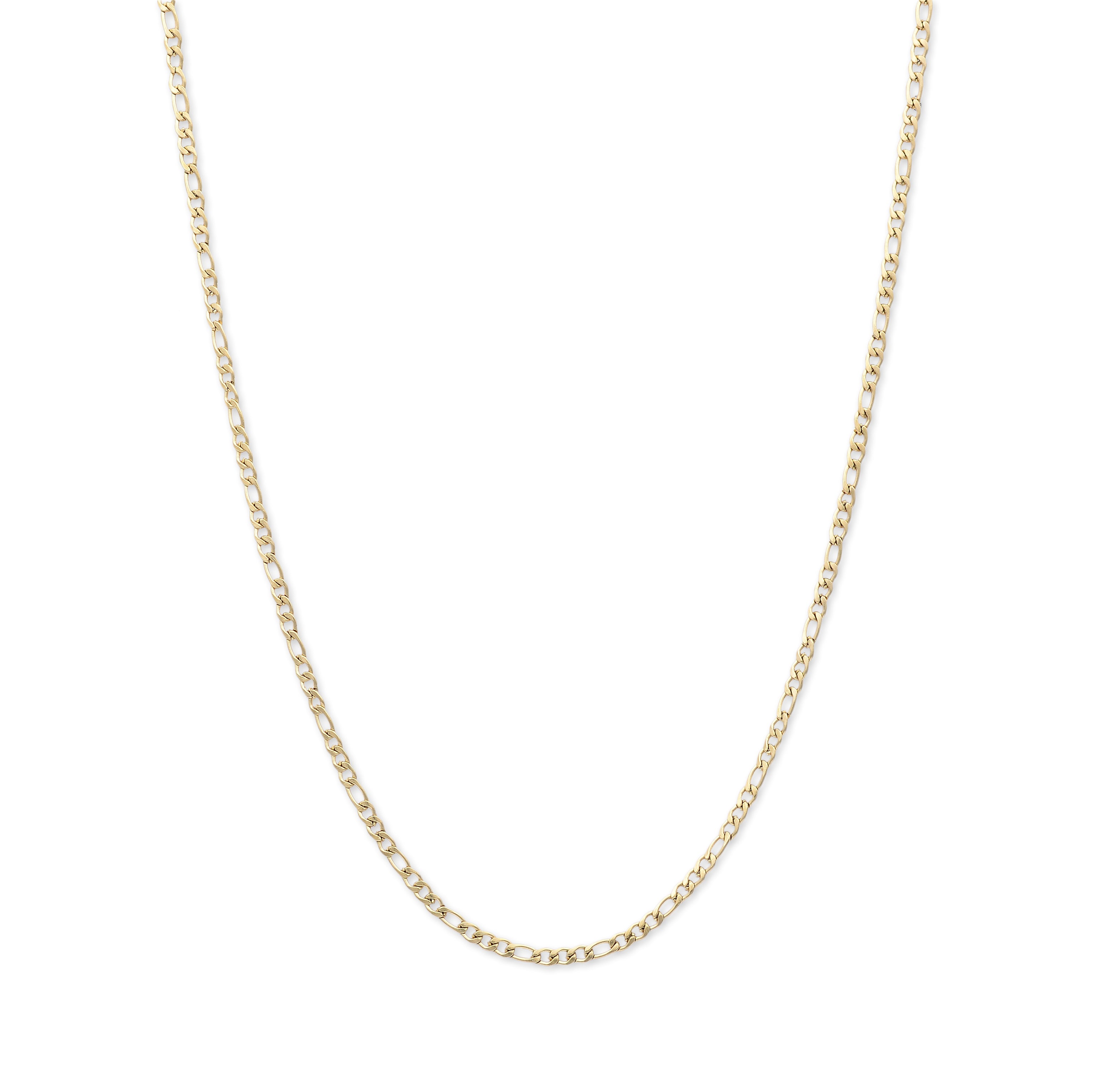 3mm Figaro Necklace (Gold)