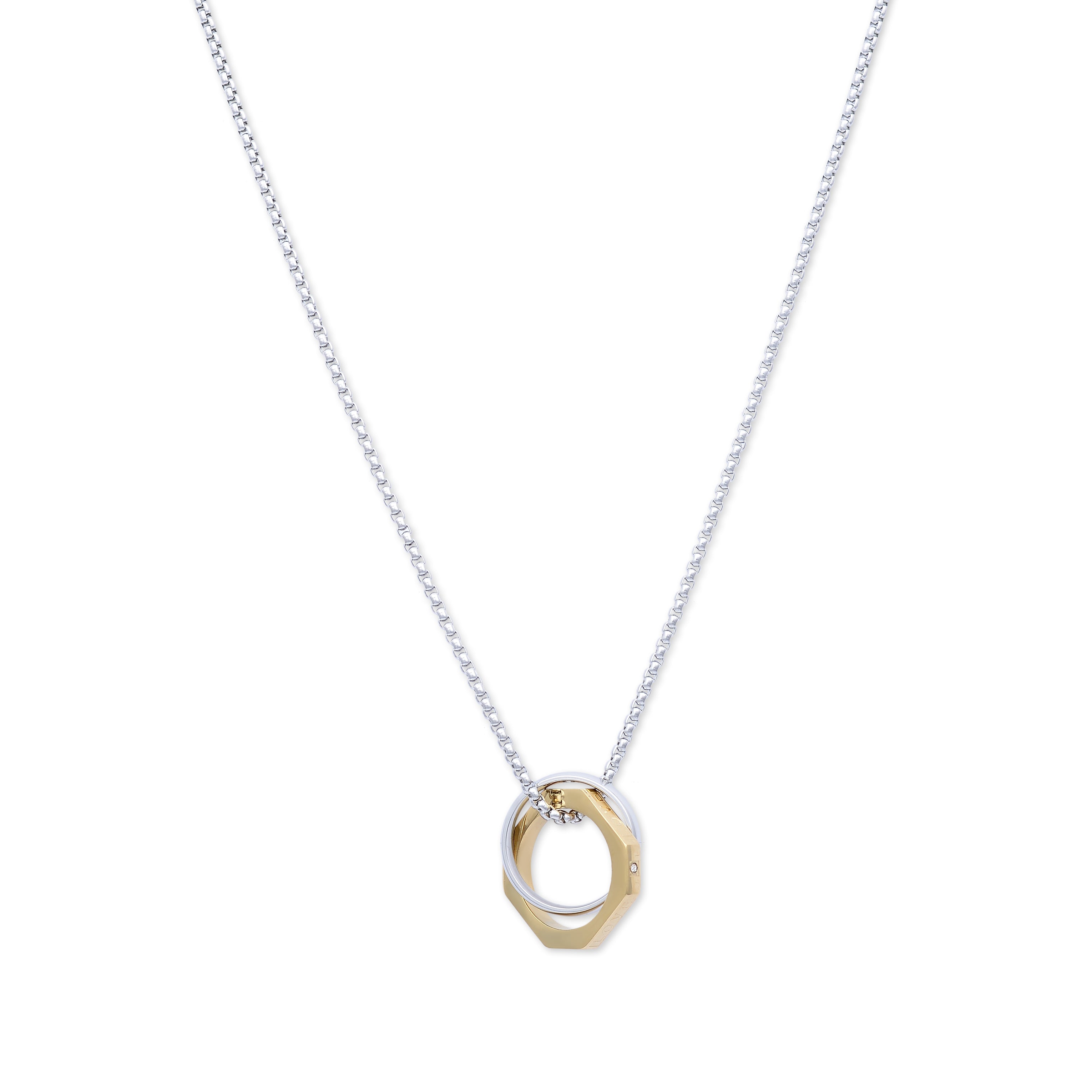 Eternity Circle Necklace (Gold)