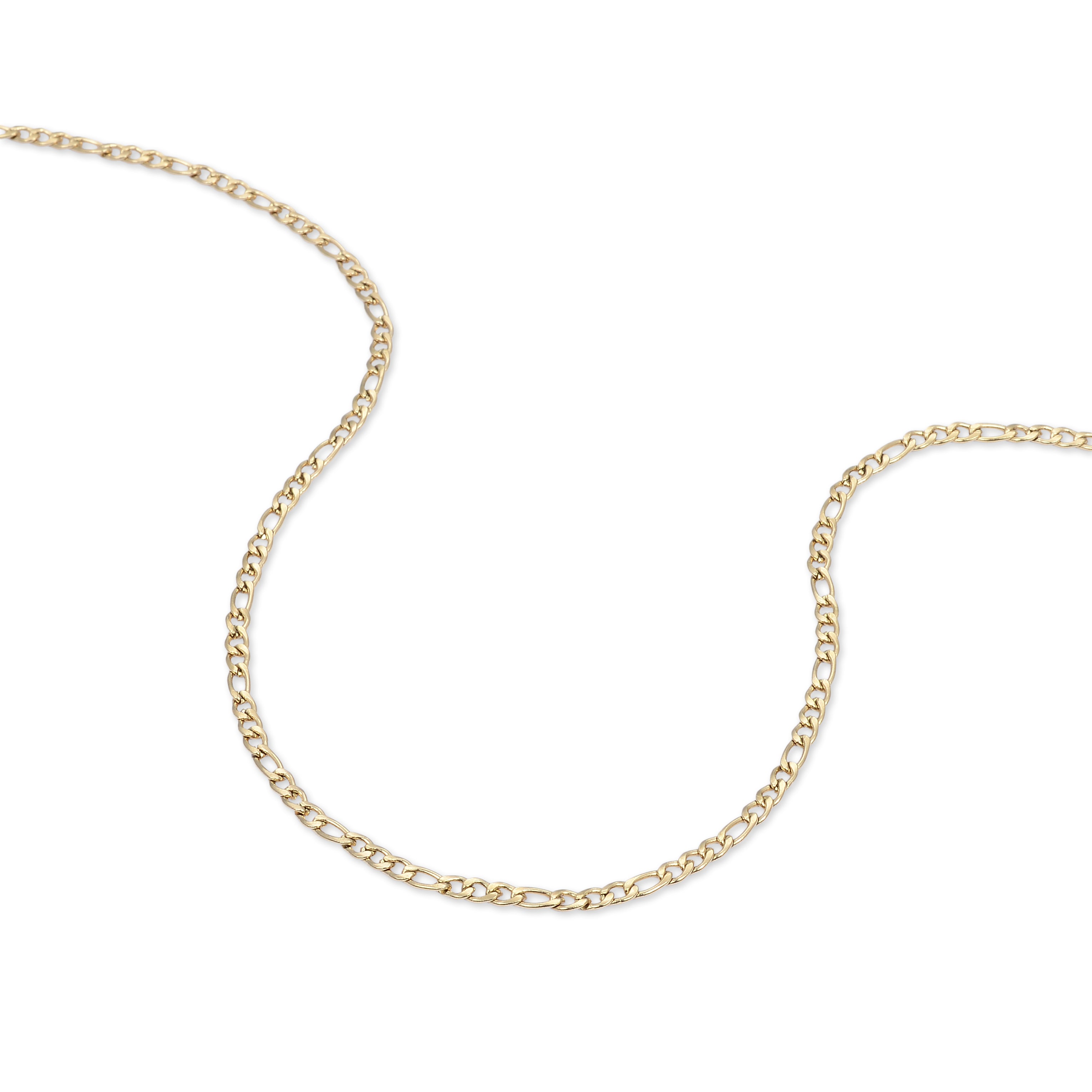 3mm Figaro Necklace (Gold)