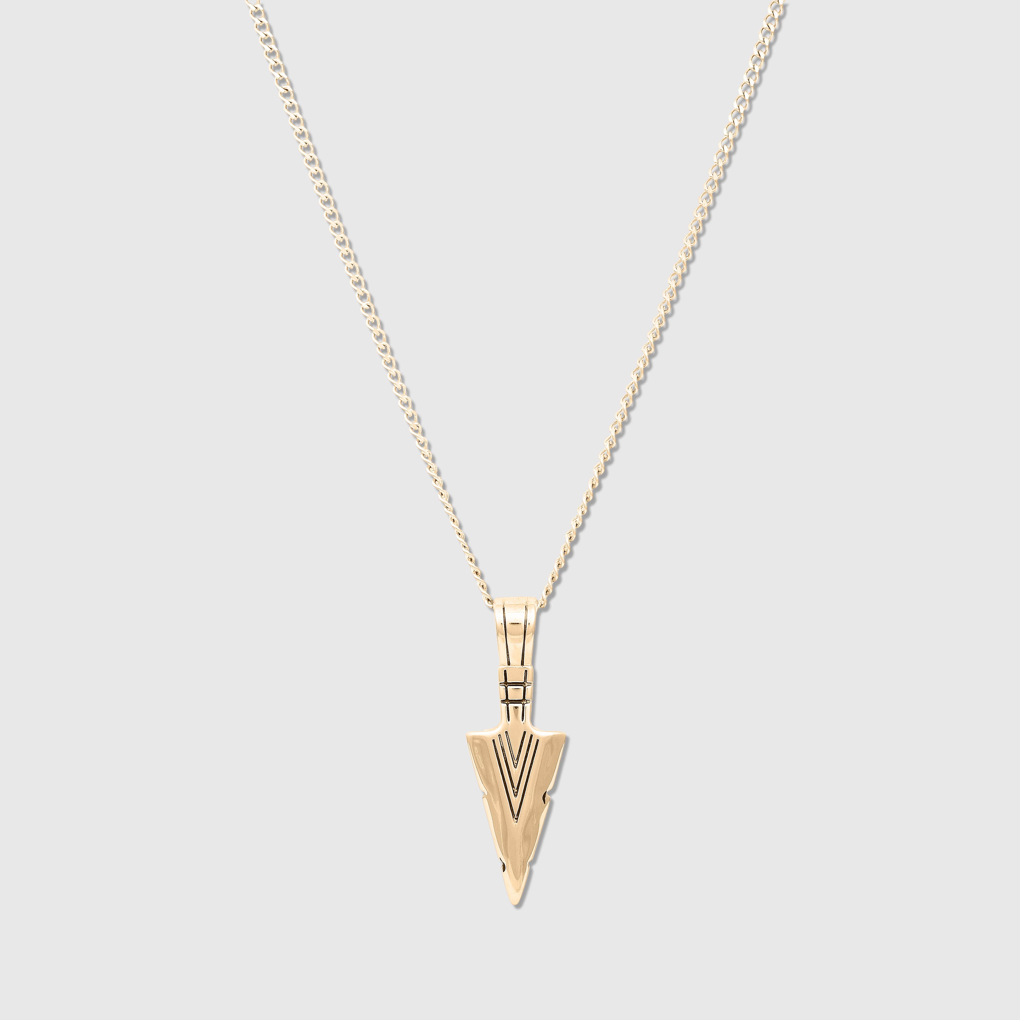 Arrow Head Necklace (Gold)