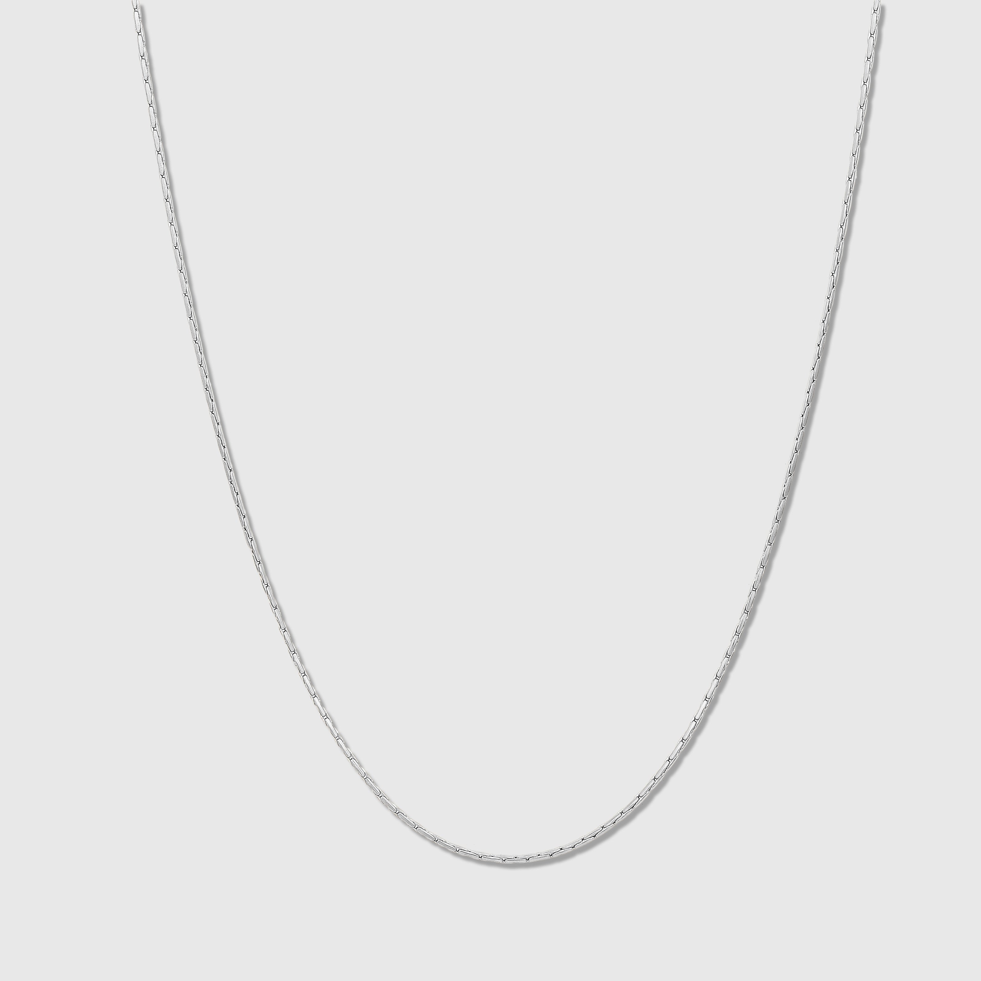 Classic Trace Chain Necklace (Silver)