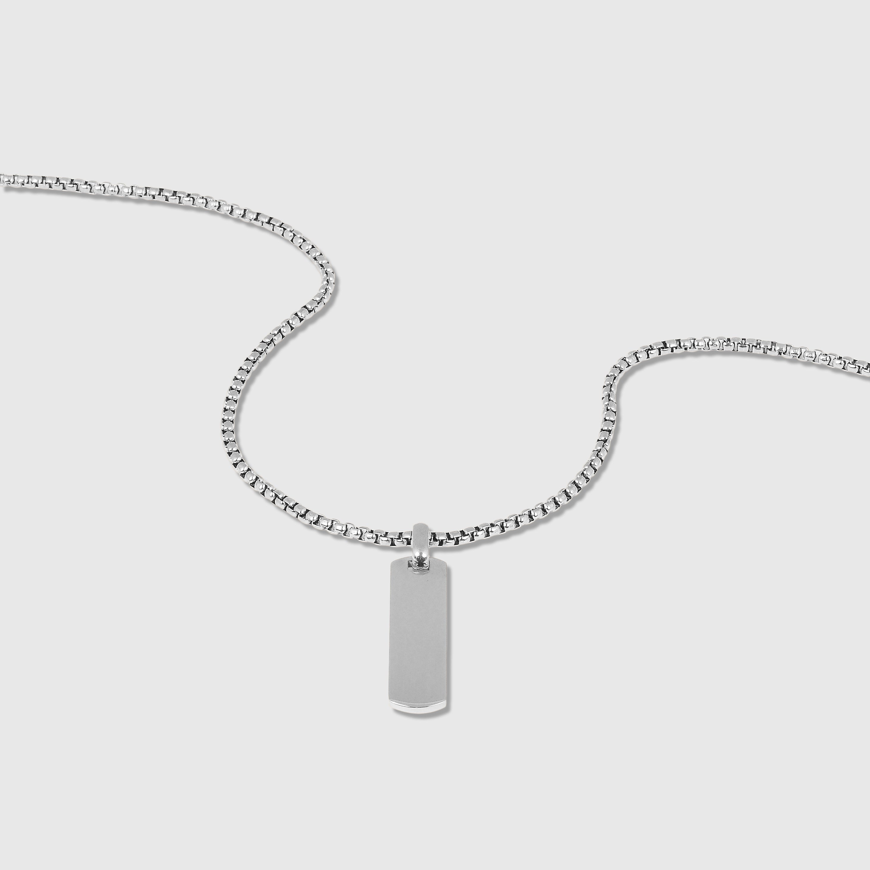 Tag Necklace (Silver)