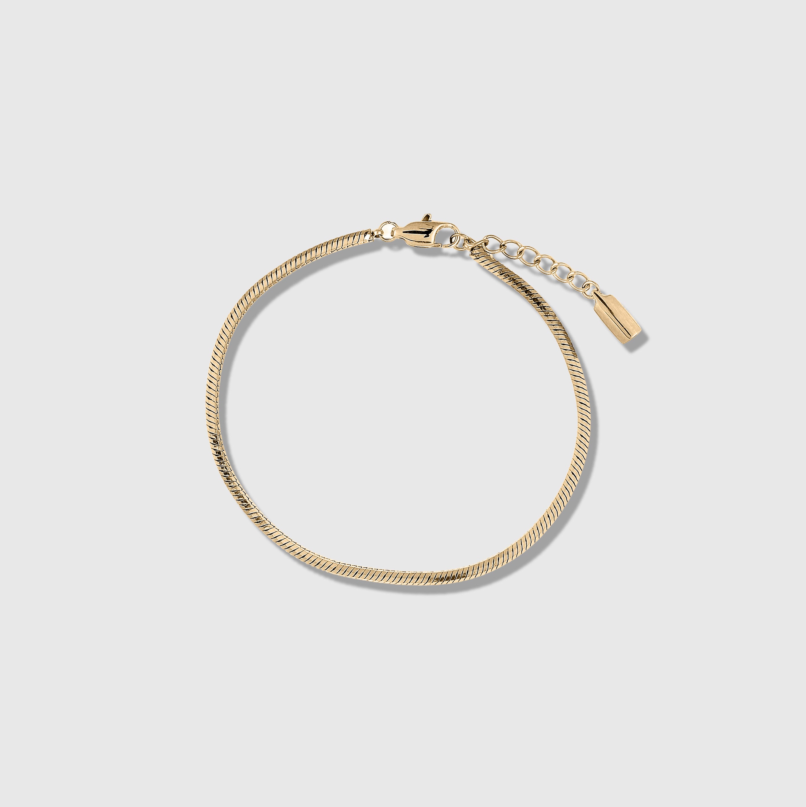 Classic Snake Chain Bracelet (Gold)