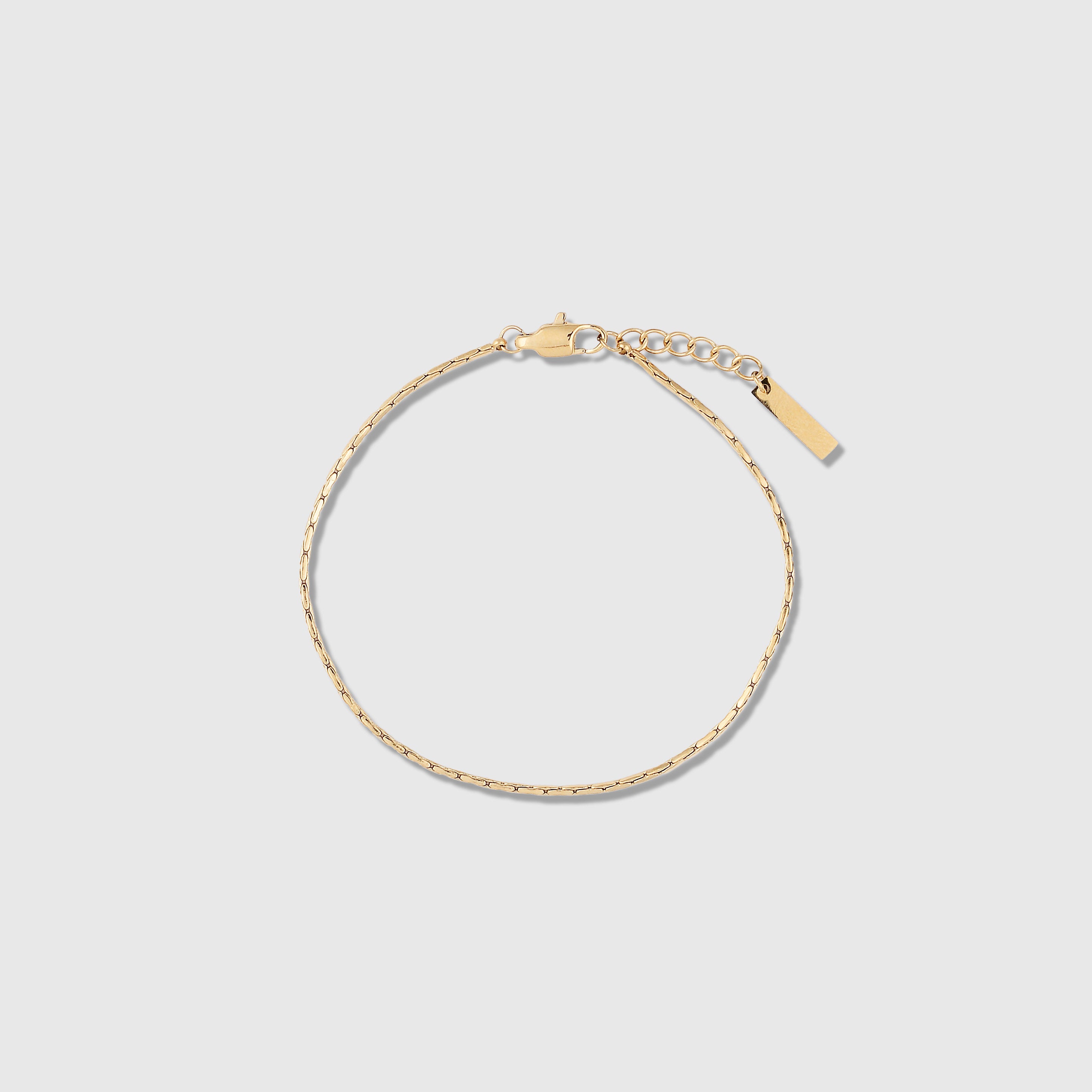 Classic Trace Chain Bracelet (Gold)