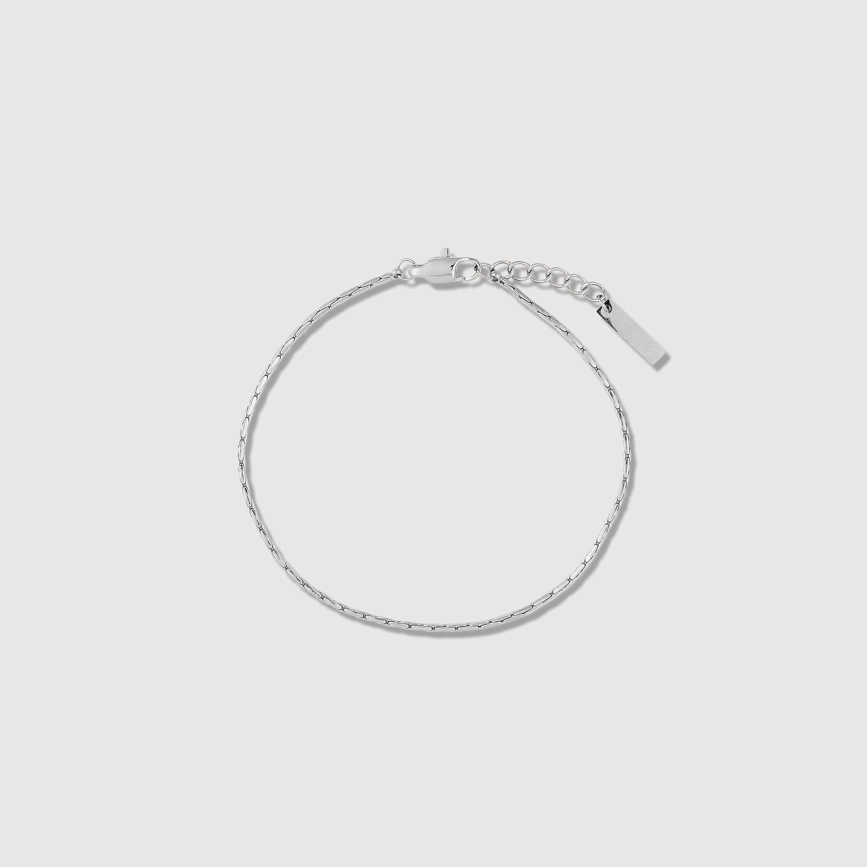 Classic Trace Chain Bracelet (Silver)